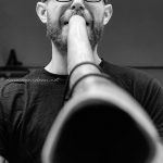 Philipp Gerisch - Straßenmusik in Liège/Belgien, 2018. (Foto: Didier Dieudonne)